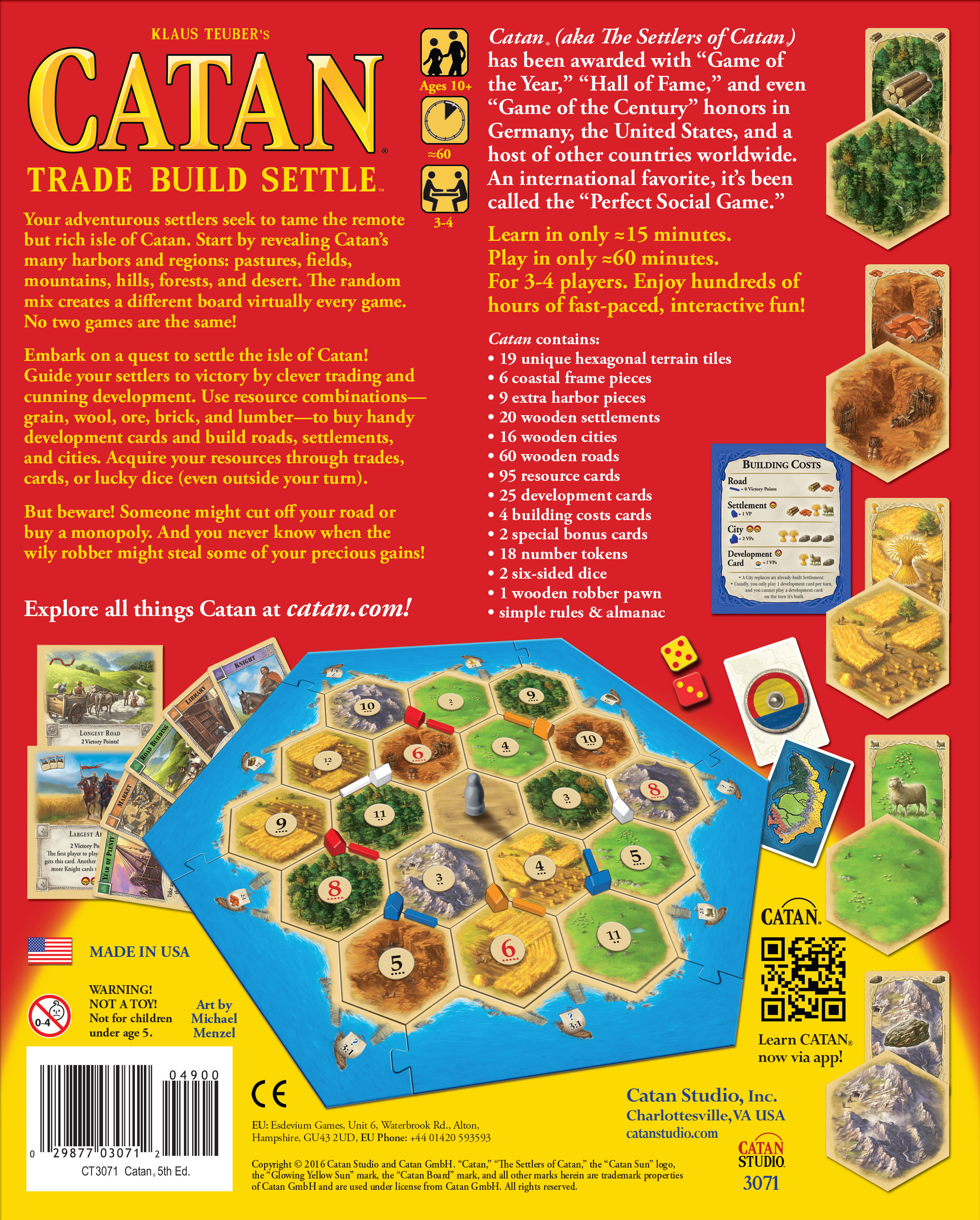 Catan Strategy Board Game: 5th Edition for Ages 10 and up, from Asmodee - image 3 of 7