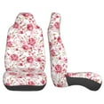 thumbnail image 3 of Fuzoiu Rose Flowers Print Seat Covers Set, Car Seat Covers Front Seats, Car Seat Protector, Car Seat Cushion, Seat Covers Carseat Cover Universal Fit for Most Cars, 3 of 7