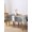 Grey, variant on Purple Abstract Table Cloth, Modern Mottled Art Oil Painting Waterproof Tablecloth for Square Tables, Reusable Washable Fabric Table Cover for Restaurant Kitchen Dining Tables 54"x54"