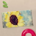 thumbnail image 4 of CafePress - Summer Botanical Watercolor Sunflower - Large Beach Towel, Soft 30"x60" Towel with Unique Design, 4 of 4
