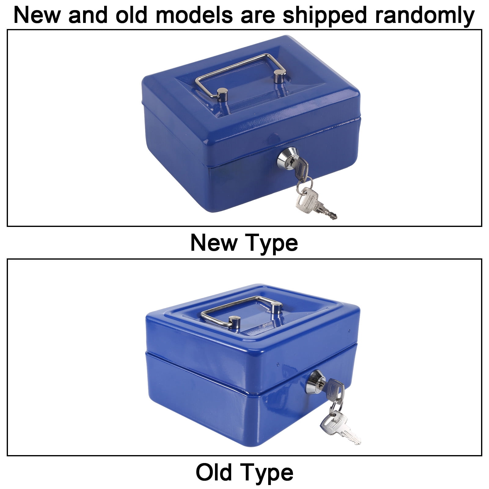 Portable Key Safe Money Box Mini Steel Piggy Bank Sturdy Lockable Coin Box Adult Kids Piggy Bank Home Store Safety Suitcase - 30 - View #5