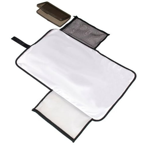 Jolly Jumper Change Eze Pad with Carry Handle | Portable Changing Pad with 2 Zippered Pockets | Easy-Wipe Surface & Stroller Attachment