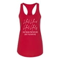 thumbnail image 2 of Half Hood Half Holy Pray With Me Ladies Racerback Tank Top, Red, Large, 2 of 3