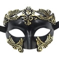 thumbnail image 1 of Máscara de mascarada, máscara de graduación, máscara veneciana para hombres, máscara de Mardi Gras para fiesta, papel de recuerdo B, 1 of 9