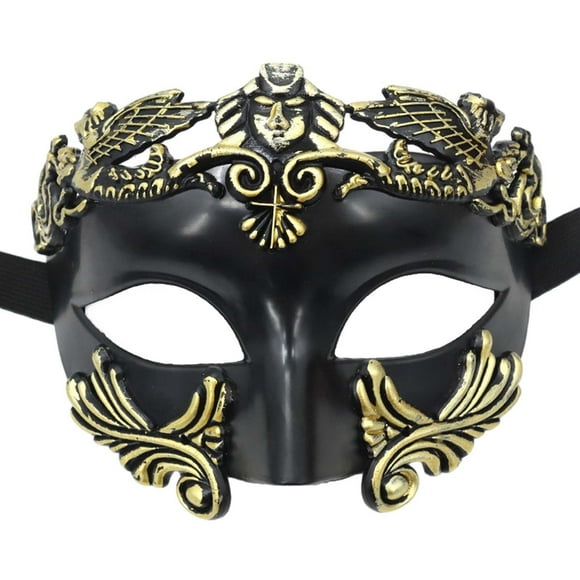 Masquerade Face Cover,Masquerade Mask Mens Half Face Mask Cosplay,Vintage Halloween Carnival Party Half Face Cover,Photo Prop Evening Prom Cosplay Stage Fancy Dress,Festival Rave Costumes Ball B