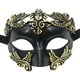thumbnail image 1 of Máscara de mascarada, accesorios de disfraz para hombre, máscara de graduación, cubierta facial, novedad romana, media cara B, 1 of 9