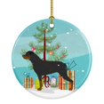 thumbnail image 1 of Rottweiler Merry Christmas Tree Ceramic Ornament, 1 of 1
