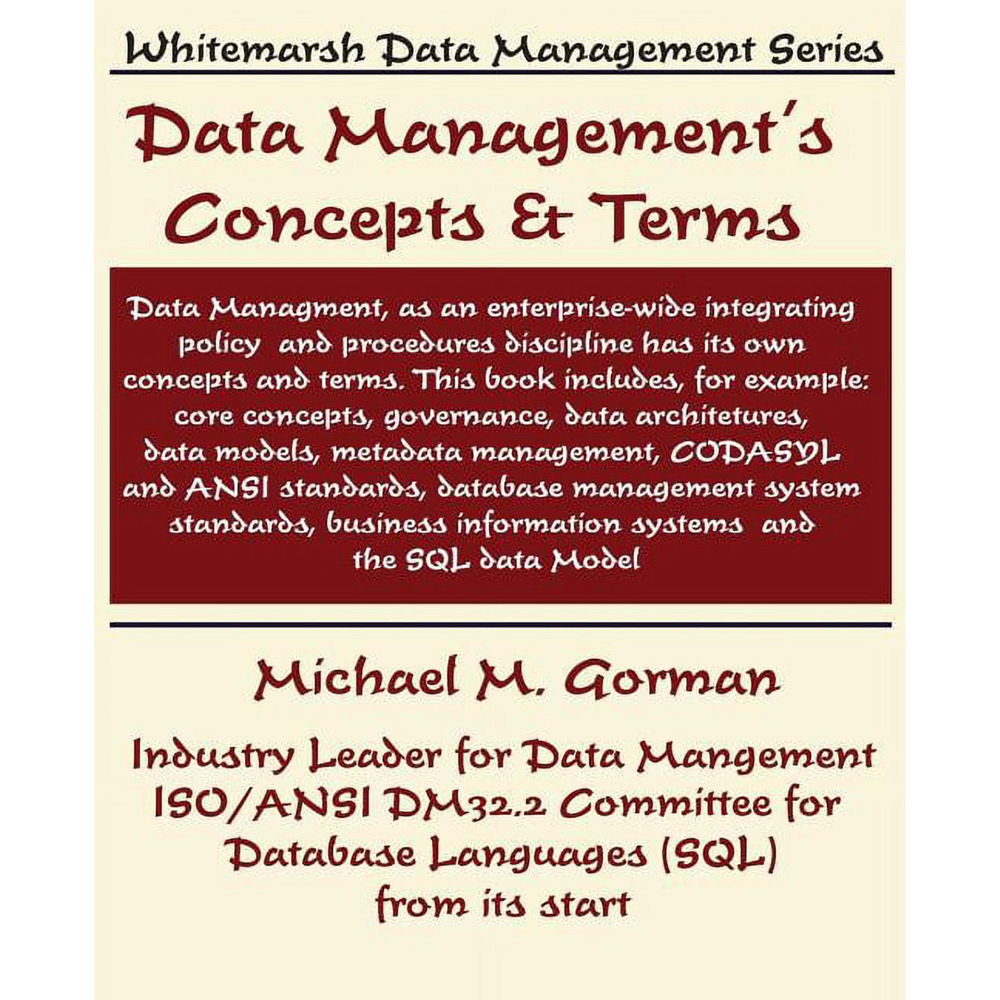 Data Management s Concepts & Terms (Paperback)