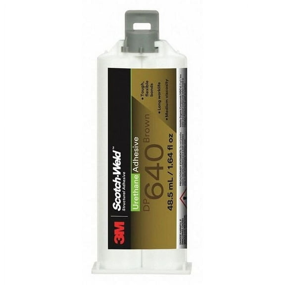 3M Scotch-Weld Urethane Adhesive DP640, Brown, 48.5 mL Duo-Pak