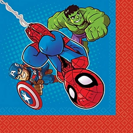 Marvel Super Hero Adventures Lunch Napkins (16ct)