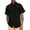 Black, variant on Bassdash Men's UPF 50+ Short Sleeve Button Down Fishing Shirt Breathable Lightweight for Outdoors Hiking Camping