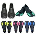 thumbnail image 4 of CSChome Lightweight Diving Fins Plastic Diving Fins Swimming Training Flippers Short Blade Flippers Leg Strength Building, 4 of 7