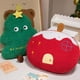 thumbnail image 3 of Cojín navideño bonito, relleno verde suave, cojín con forma de árbol de Navidad, relleno de árbol de Navidad, juguete, cojín de suelo, decoración para sofás y camas de salas de fiestas, apto para, 3 of 5