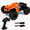 Orange, variant on JUGAAD LIFE 1:18 Remote Control Monster Truck, All-Terrain 4WD RC Car, 2.4GHz Off-Road Vehicle with 2 Rechargeable Batteries, Perfect Gift for Teens & Adults - Purple