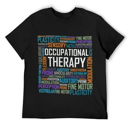 OT Occupational Therapist Shirt Therapy Month Gift Tote Bag Black XL