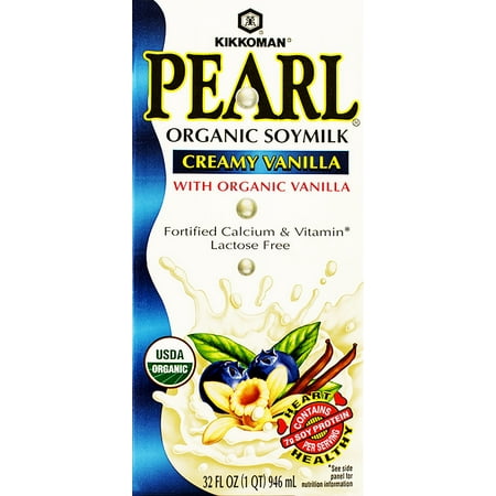 Kikkoman Creamy Vanilla Pearl Organic Soymilk, 32 fl oz