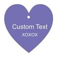 thumbnail image 1 of 100 PCS Custom Made Any Text Hang Tags Heart Shape Personalized Wedding Favor Gift Tags, 1 of 1