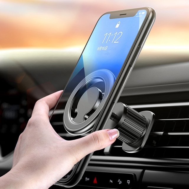Soporte magnético para teléfono móvil de coche SHENGXINY, soporte de 360 grados con imán para GPS, compatible con la mayoría de los teléfonos.