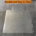 thumbnail image 2 of Heavy Duty Office Chair Mat for Carpeted Floors, 45x53 Inch Slip Resistant Under Desk Protector with Extended Lip for Easy Glide Rolling and Floor Protection, 2 of 6