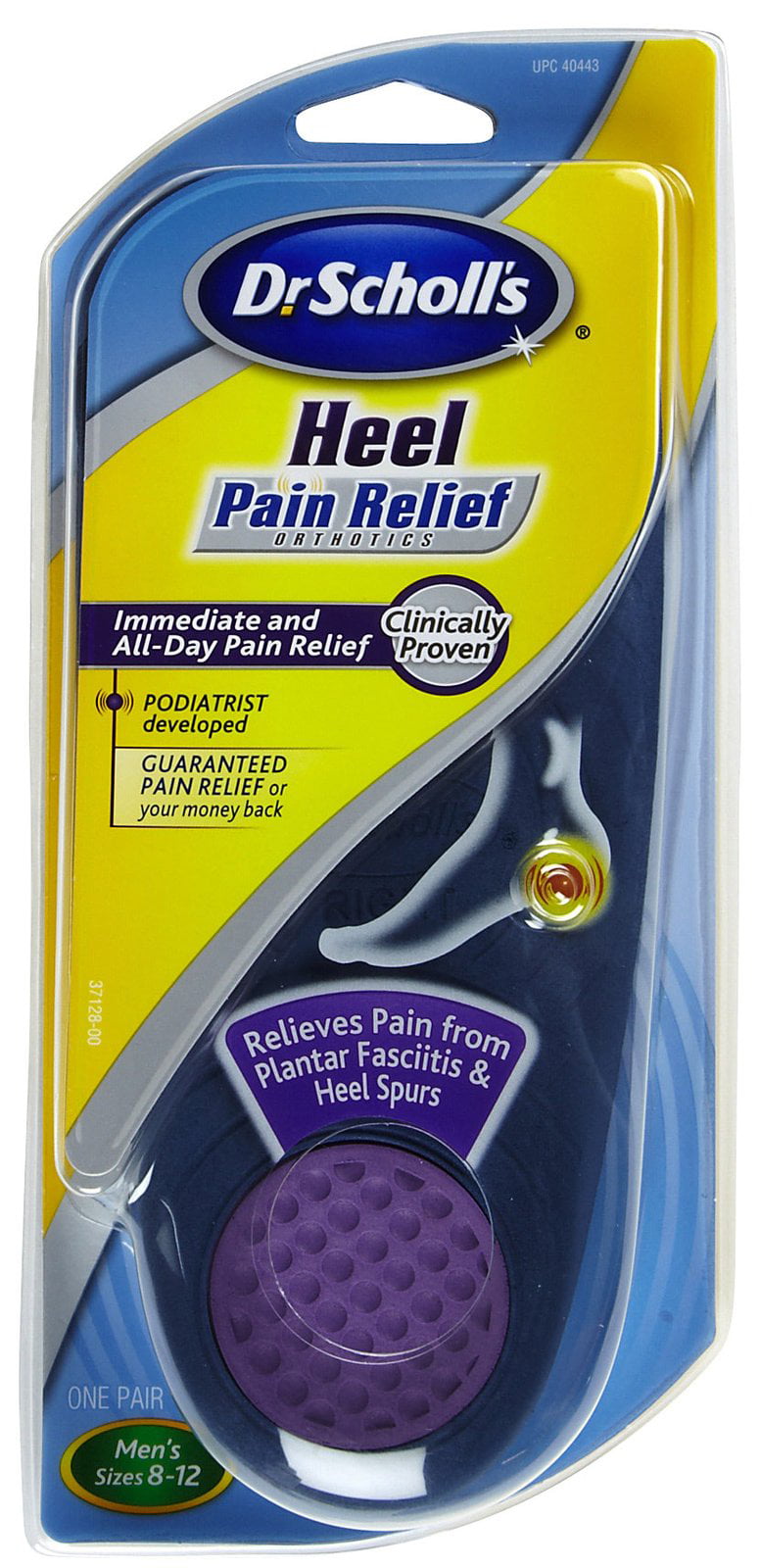 s Pain Relief Orthotics for Plantar 