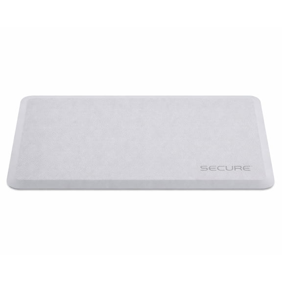 Secure FlatPad Bedside Fall Protection Safety Floor Mat with Beveled Edges - Elderly Seniors Handicap Injury Prevention and Caregiver Anti Fatigue Pad - Waterproof Non Slip Cover (70" x 24" x 1")