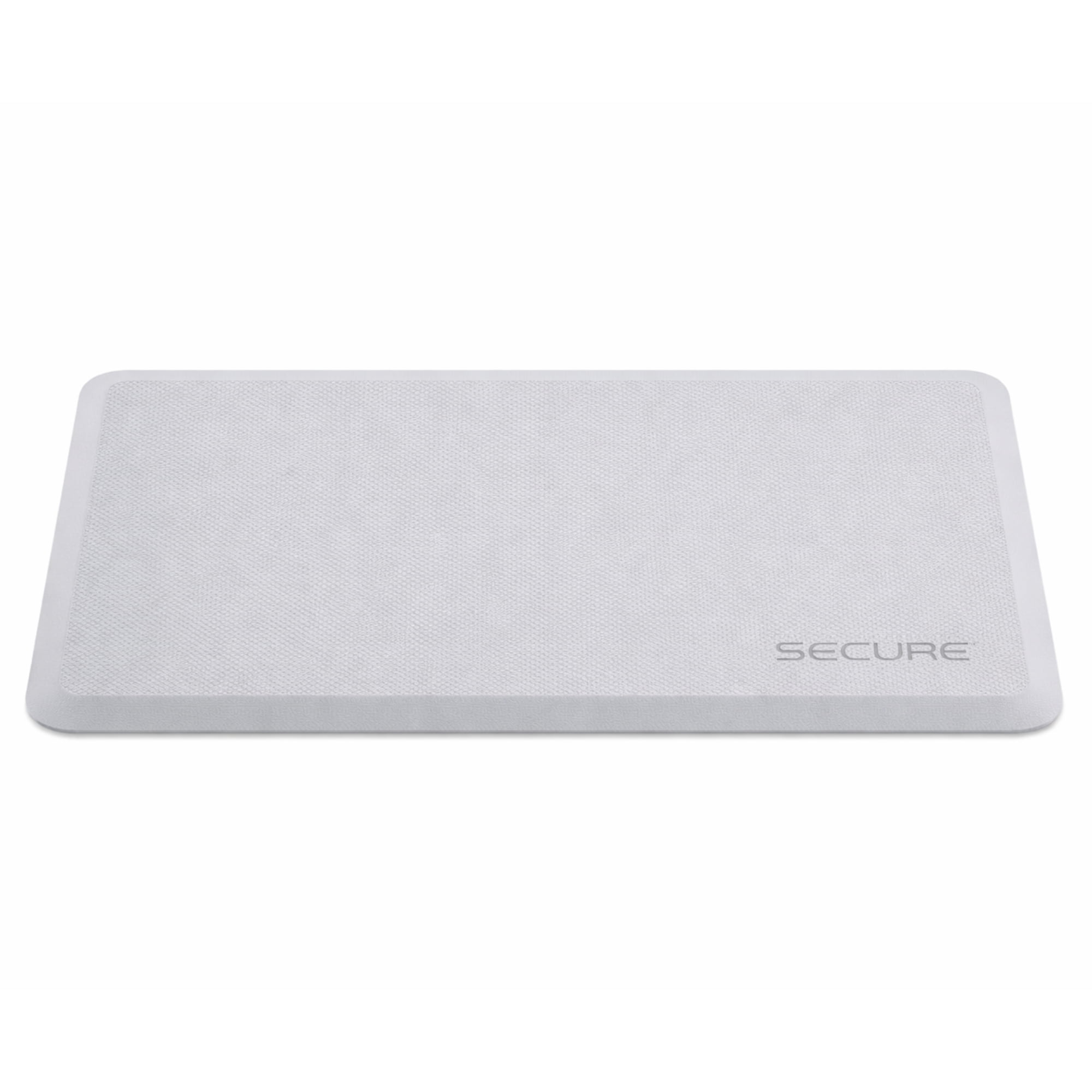 Secure FlatPad Bedside Fall Protection Safety Floor Mat with Beveled Edges - Elderly Seniors Handicap Injury Prevention and Caregiver Anti Fatigue Pad - Waterproof Non Slip Cover (70" x 24" x 1")