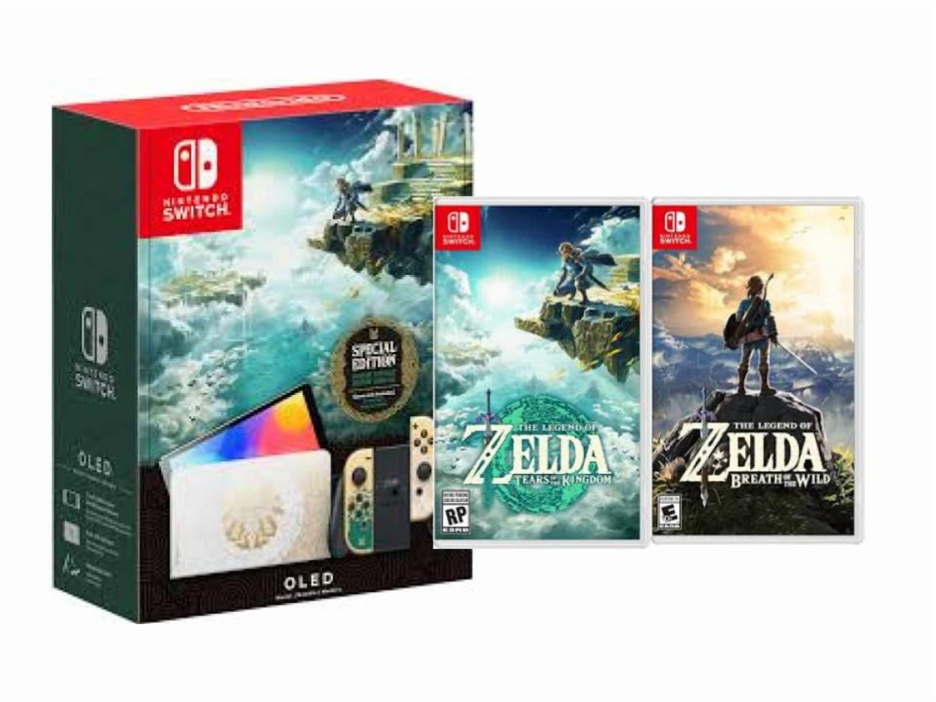 Nintendo Switch Console with Gray Joy-Con Zelda Bundle - Walmart.com