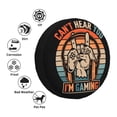 thumbnail image 5 of ZNDUO Cant Hear You Gaming Pattern Spare Tire Cover, Universal Spare Tire Wheel Covers 15 inch, 5 of 8