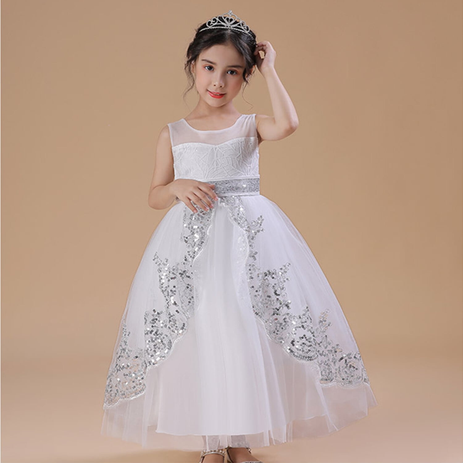 Girl Formal Dresses Baby Girl Summer Big Bow Cake Fluffy Ball Gowns Pr –  marryshe