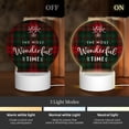 thumbnail image 3 of Balery Wonderful Time Christmas Pattern Acrylic Night Light Gift with 3 Color ModesTouch-Sensitive LED Lamp Perfect Gift for Mother's Day, Birthday, or Christmas, 3 of 9