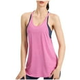 thumbnail image 1 of Chbgutlmr Workout Tops for Women U Neck Sleeveless Solid Color Racerback Athletic Gym Yoga Tops Camis, 1 of 4