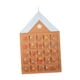 thumbnail image 3 of Calendario de Adviento navideño con 24 bolsillos, organizador reutilizable para colgar en pared, ideal para fiestas, armarios, joyas, familiares y, 3 of 9