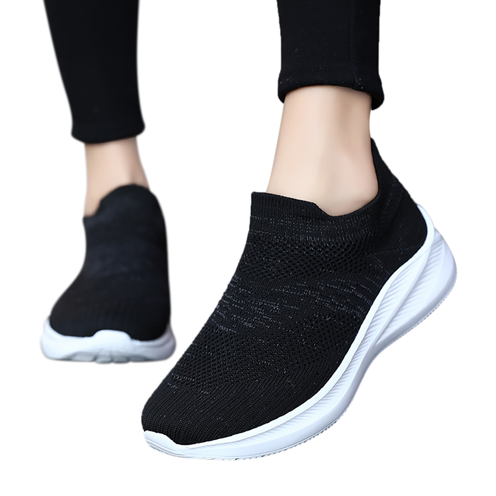 2023 Summer Fashion Women Crystal Sports Shoes Outdoor Sneakers Mesh  Breathable Lightweight White Shoes Campus Casual Tennis
