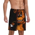 thumbnail image 2 of Saiise Five Nights At Freddy'S Pattern Pajama Shorts Mens Pajama Bottoms for Men Pjs Lounge Sleep Shorts with Pockets(S-4XL), 2 of 6
