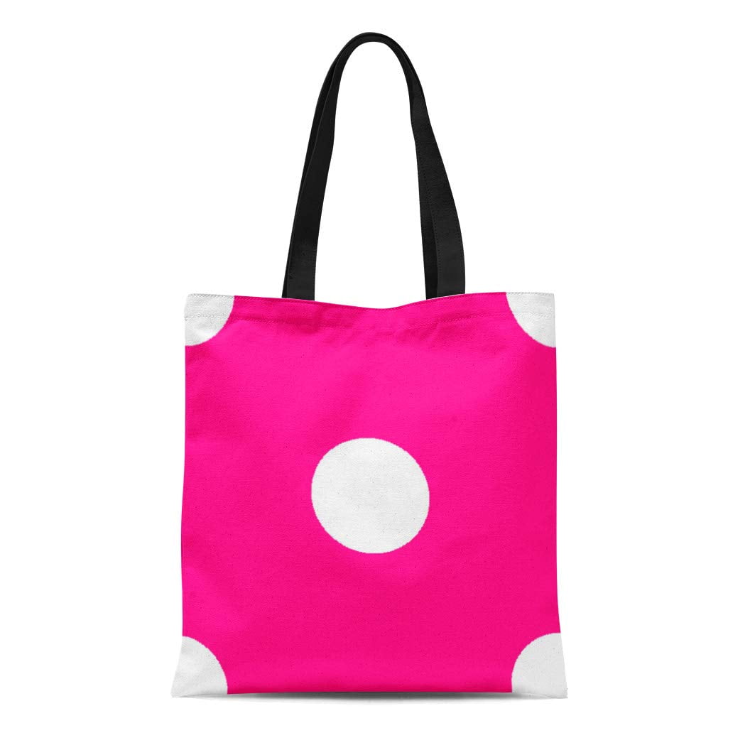 bright pink tote bag