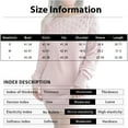 thumbnail image 4 of Women's Sweater Dress Knit Dress Cold Shoulder Hollow Out Collar Long Sleeve Pullover Winter Dress for Casual,Pink,S, 4 of 9