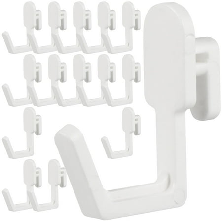 

24Pcs Plastic Pegboard Hooks J Shape Pegboard Hook Peg Board Tool Organizer