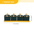 thumbnail image 3 of Shisuyan North European Style Kitchen Condiment Jar Set 4-Piece Seasoning Storage Pot Easy To Clean Comfortable To Hold, 3 of 8