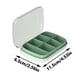thumbnail image 1 of Pastillero doble de 7 celdas con cortador de pastillas, pastillero semanal, pastillero redondo, pastillero portátil de viaje., 1 of 3