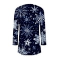 thumbnail image 5 of Women's Fashion Christmas Print Jacket Long Sleeve Casual Cardigan Coat, 5 of 6