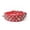 Red, variant on Whimsical Novelty Pet Birthday Present, Premium Textured Leather Dog Collar As Festive Holiday Giveaway, Cosmic Blue, 1 Pack