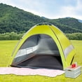 thumbnail image 4 of Kezqiaxn Tents for Camping, Camping Tent, Waterproofs 2 Person Tents for Camping, Hand Throwing Speed Opening Fully Automatic Tent Backpacking Tent With Carry Bag Green, 4 of 4