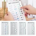 thumbnail image 1 of 4Pcs Checklist Board DIY Détachable Message Board Chart Planificateur Quotidien pour Voyage, 1 of 8