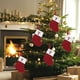 thumbnail image 1 of Seyotauo Knitted Wool Christmas Stocking With Embroidered Letter 7 inch People's Candy Gift Bag Festive Christmas Decorations For Fireplace Tree Hanging Holiday Gift Holder, 1 of 5