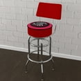 thumbnail image 4 of Trademark Gameroom Toronto Raptors Logo Bar Stool with Back Rest, 4 of 6