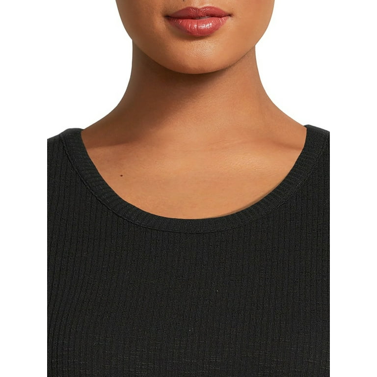 Terra & Sky Black Short Sleeve T-Shirt Size 3X (Plus) - 7% off
