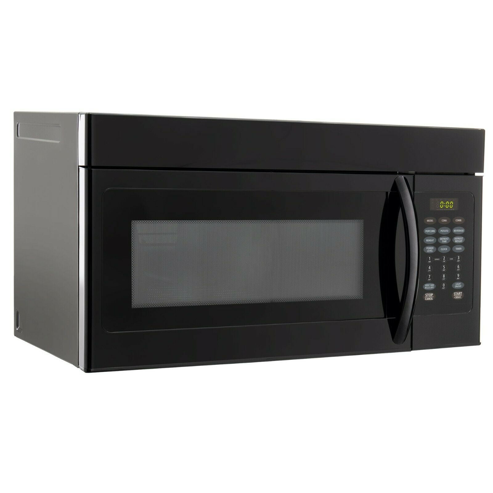 RV Microwave Over the Range Convection Oven 30" 120V Black Finish Above
