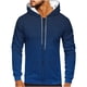 thumbnail image 1 of Sudadera con capucha para hombre, informal, a la moda, con cremallera, estampado degradado, manga larga, sudadera con capucha, blusa de poliéster para hombre, 1 of 4