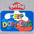 thumbnail image 3 of CafePress - Play Doh Keep Doh Ing Long Sleeve T Shirt - Womens Baseball Tee, 3 of 4