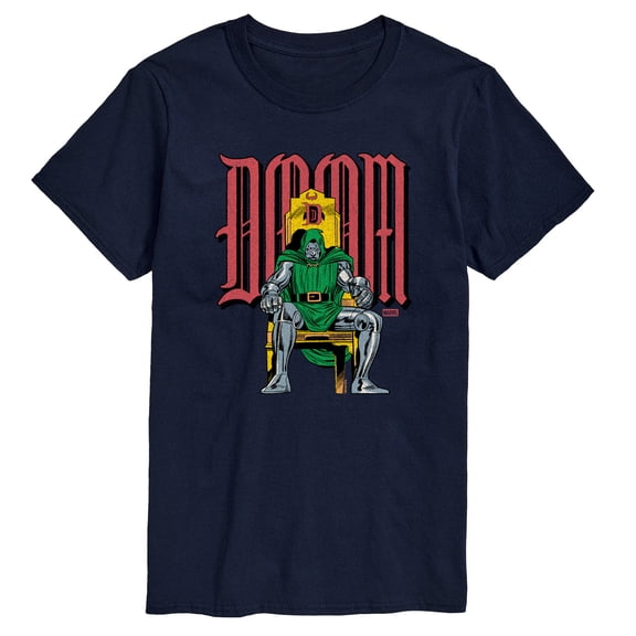 Fantastic Four Retro - Doom Throne - Men's Short Sleeve Graphic T-Shirt